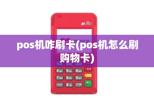 pos机咋刷卡(pos机怎么刷购物卡)