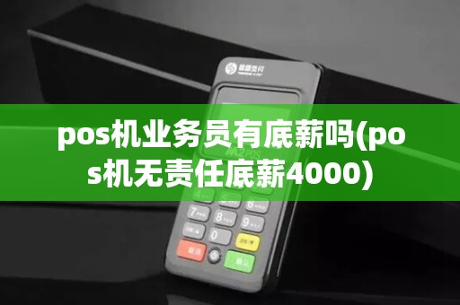 pos机业务员有底薪吗(pos机无责任底薪4000)