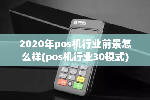 2020年pos机行业前景怎么样(pos机行业30模式)