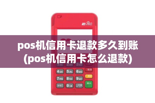pos机信用卡退款多久到账(pos机信用卡怎么退款)