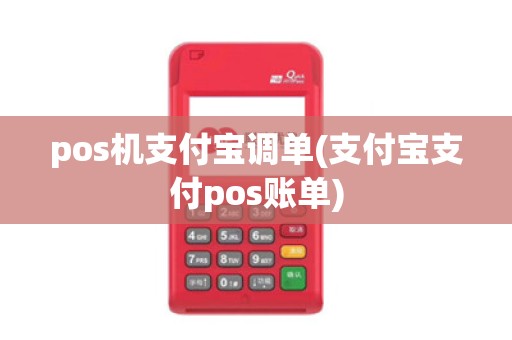 pos机支付宝调单(支付宝支付pos账单)
