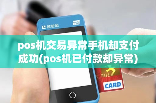 pos机交易异常手机却支付成功(pos机已付款却异常)