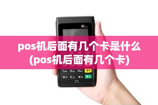 pos机后面有几个卡是什么(pos机后面有几个卡)