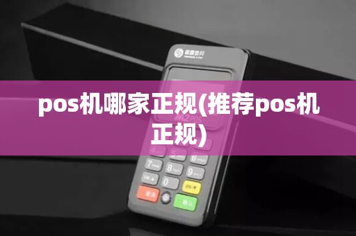 pos机哪家正规(推荐pos机正规)