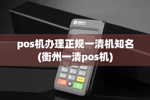 pos机办理正规一清机知名(衡州一清pos机)