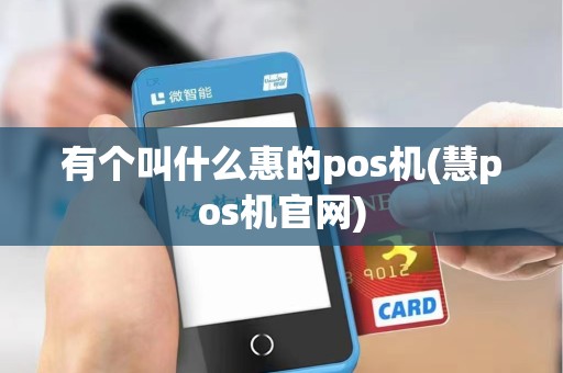 有个叫什么惠的pos机(慧pos机官网)
