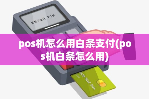 pos机怎么用白条支付(pos机白条怎么用)