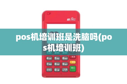 pos机培训班是洗脑吗(pos机培训班)