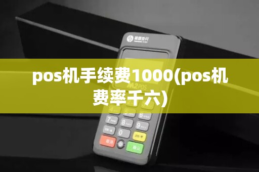 pos机手续费1000(pos机费率千六)