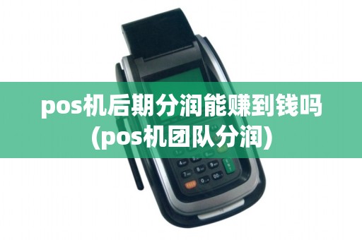 pos机后期分润能赚到钱吗(pos机团队分润)