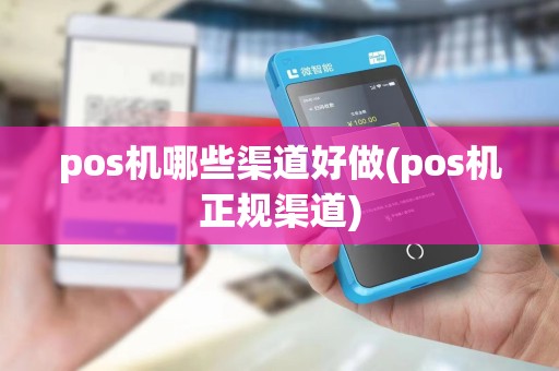 pos机哪些渠道好做(pos机正规渠道)