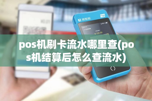 pos机刷卡流水哪里查(pos机结算后怎么查流水)