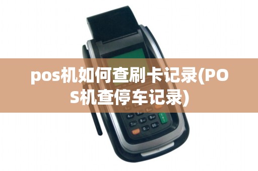 pos机如何查刷卡记录(POS机查停车记录)