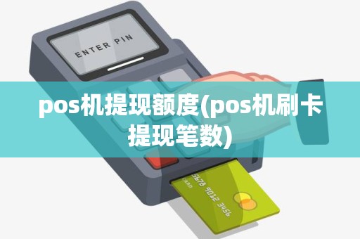 pos机提现额度(pos机刷卡提现笔数)