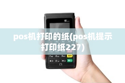 pos机打印的纸(pos机提示打印纸227)