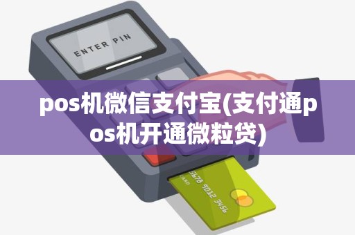 pos机微信支付宝(支付通pos机开通微粒贷)