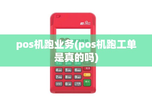 pos机跑业务(pos机跑工单是真的吗)