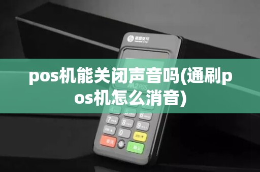 pos机能关闭声音吗(通刷pos机怎么消音)