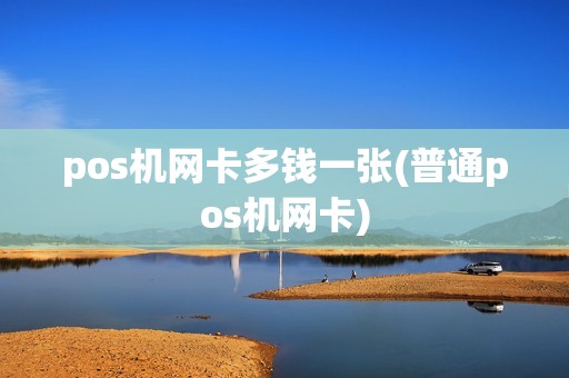 pos机网卡多钱一张(普通pos机网卡)