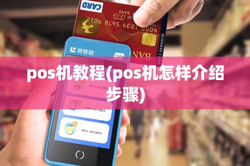 pos机教程(pos机怎样介绍步骤)