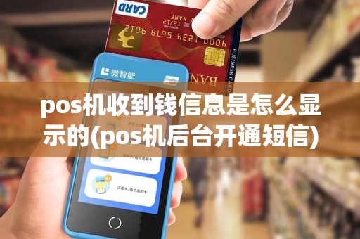pos机收到钱信息是怎么显示的(pos机后台开通短信)