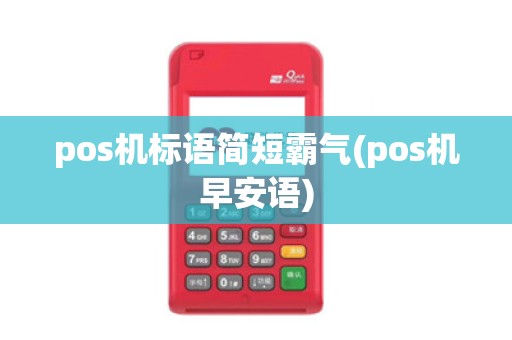 pos机标语简短霸气(pos机早安语)