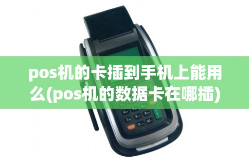 pos机的卡插到手机上能用么(pos机的数据卡在哪插)