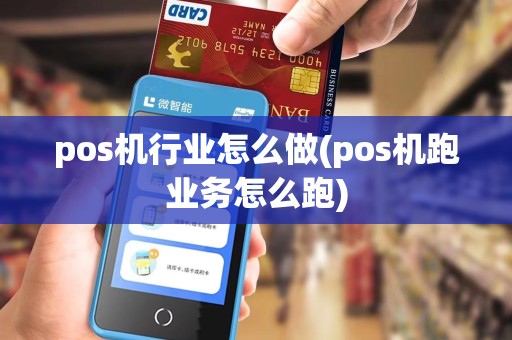 pos机行业怎么做(pos机跑业务怎么跑)