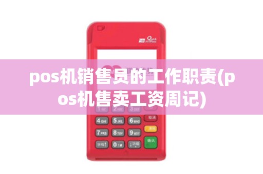 pos机销售员的工作职责(pos机售卖工资周记)
