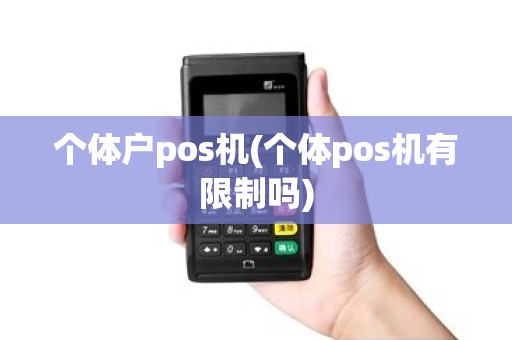 个体户pos机(个体pos机有限制吗)