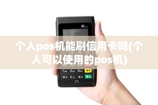 个人pos机能刷信用卡吗(个人可以使用的pos机)