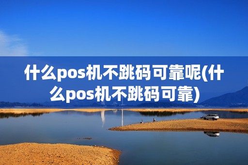 什么pos机不跳码可靠呢(什么pos机不跳码可靠)