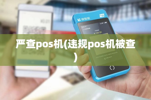 严查pos机(违规pos机被查)