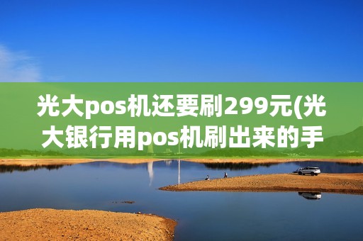 光大pos机还要刷299元(光大银行用pos机刷出来的手续费)