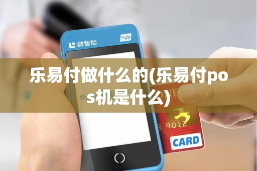 乐易付做什么的(乐易付pos机是什么)