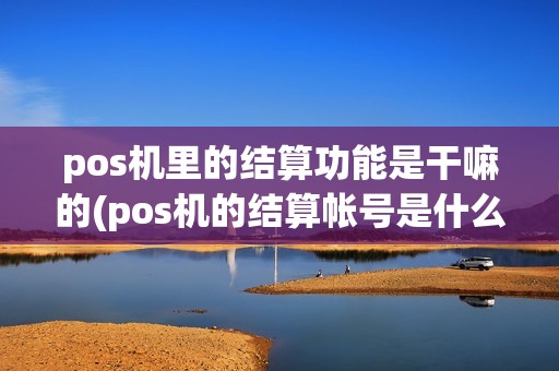 pos机里的结算功能是干嘛的(pos机的结算帐号是什么)