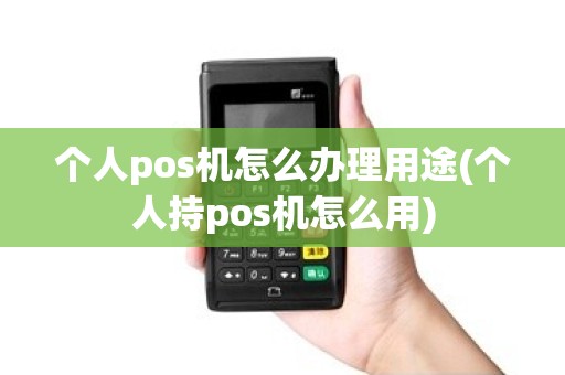 个人pos机怎么办理用途(个人持pos机怎么用)