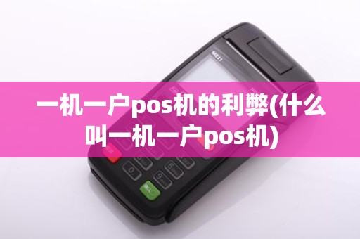 一机一户pos机的利弊(什么叫一机一户pos机)