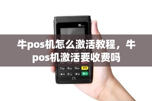 牛pos机怎么激活教程，牛pos机激活要收费吗