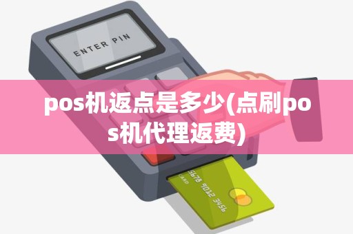 pos机返点是多少(点刷pos机代理返费)