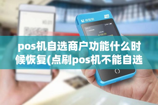 pos机自选商户功能什么时候恢复(点刷pos机不能自选商户)