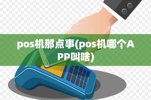 pos机那点事(pos机哪个APP叫啥)