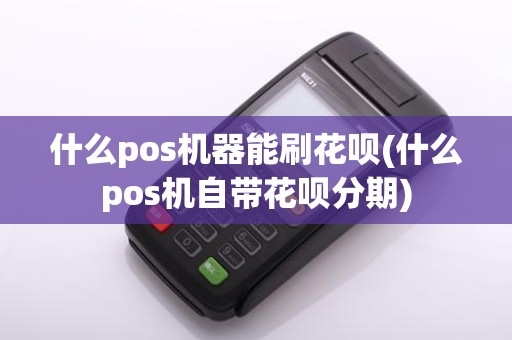 什么pos机器能刷花呗(什么pos机自带花呗分期)