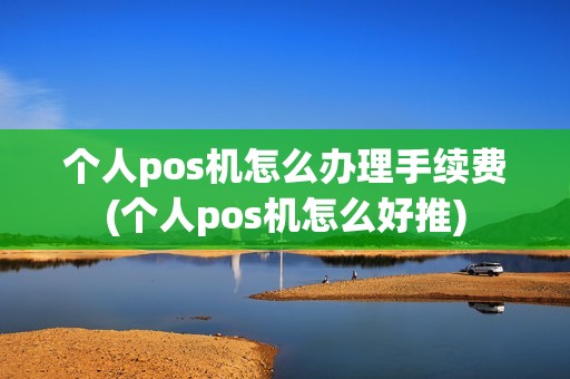 个人pos机怎么办理手续费(个人pos机怎么好推)