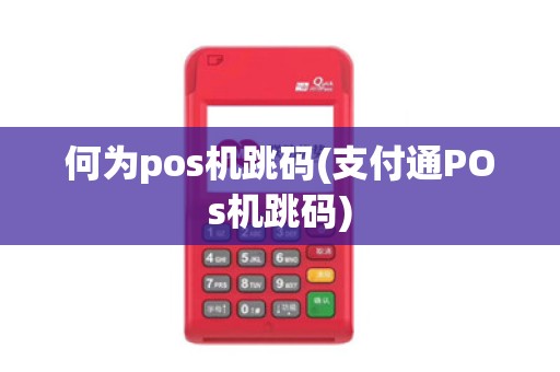 何为pos机跳码(支付通POs机跳码)