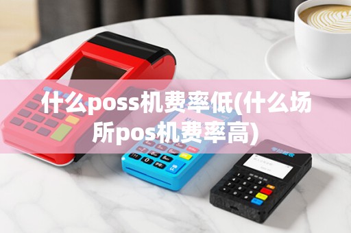 什么poss机费率低(什么场所pos机费率高)
