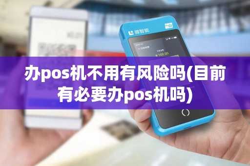 办pos机不用有风险吗(目前有必要办pos机吗)