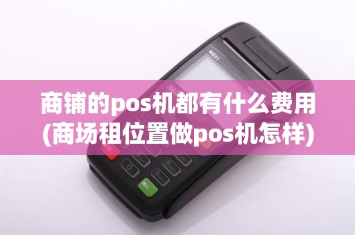 商铺的pos机都有什么费用(商场租位置做pos机怎样)