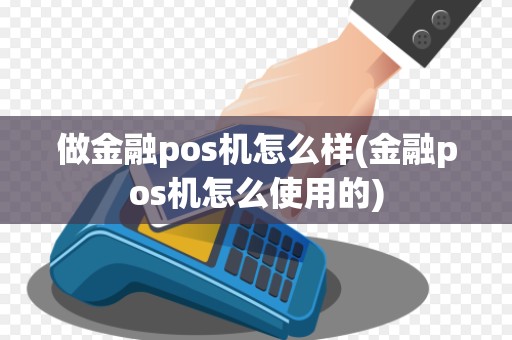 做金融pos机怎么样(金融pos机怎么使用的)