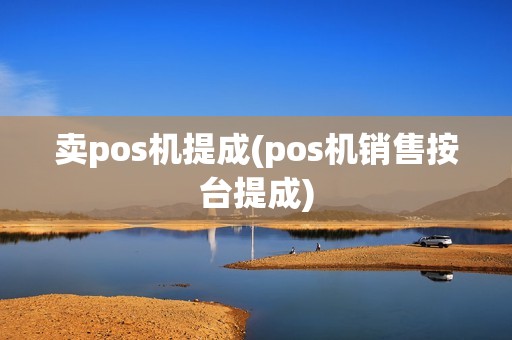 卖pos机提成(pos机销售按台提成)